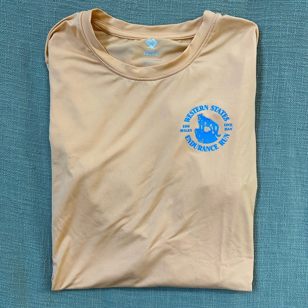 Orange Running Long Sleeve Sun Shirt - Sm - Western States
